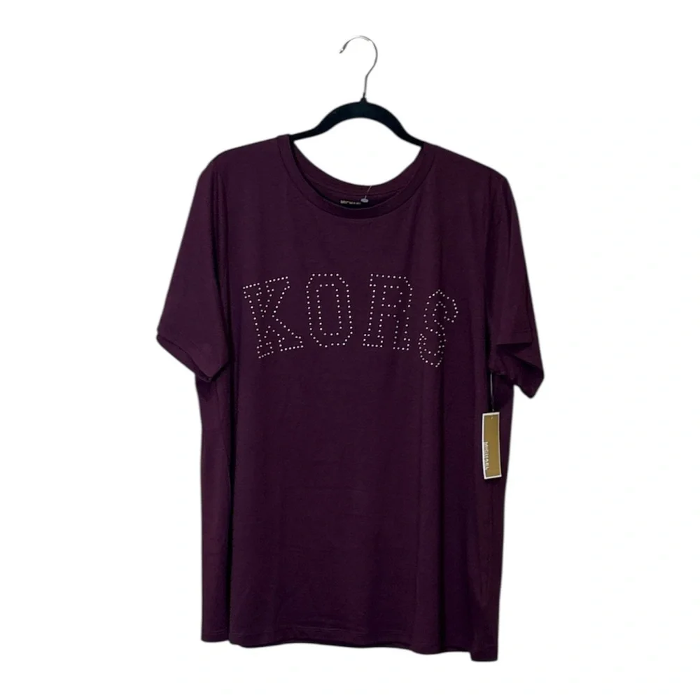 Michael Kors Wine T-Shirt,NWT,Size 2X,Made in Vietnam,Open to Offers - Picture 3 of 10